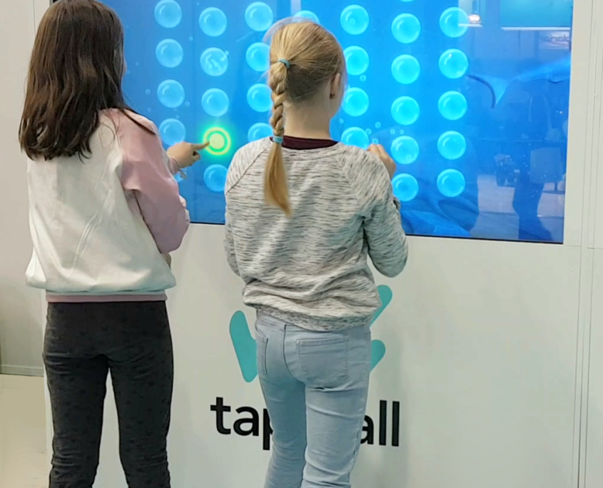 mur interactif tapwall